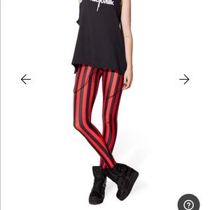 COPY - Blackmilk Clothing Beetlejuice Red Leggings Size M